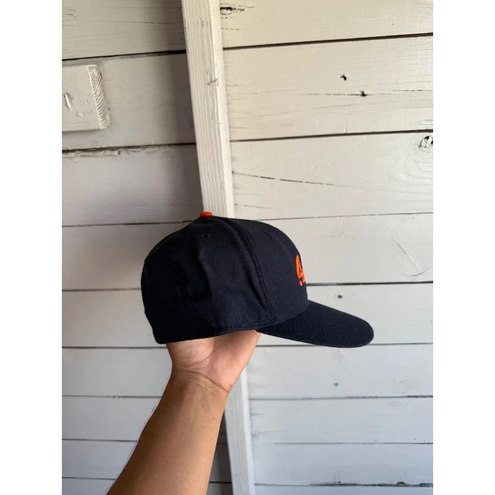 Roman Pro Houston Colt .45s Baseball Hat Navy Orange Vintage MLB Cap